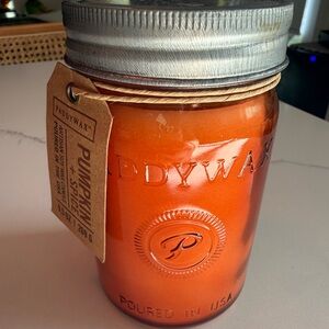 Paddywax Orange Pumpkin Spice Candle 9.5oz mason jar